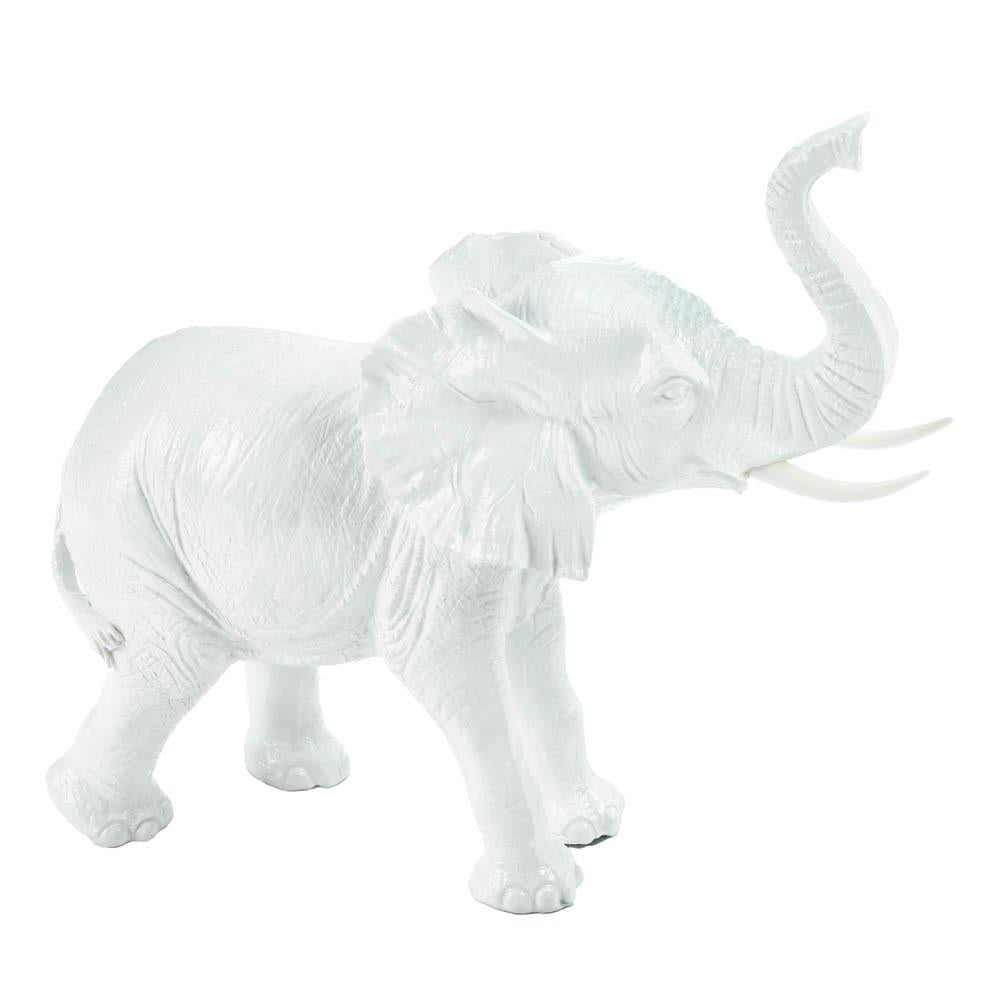 White Ceramic Ellephant